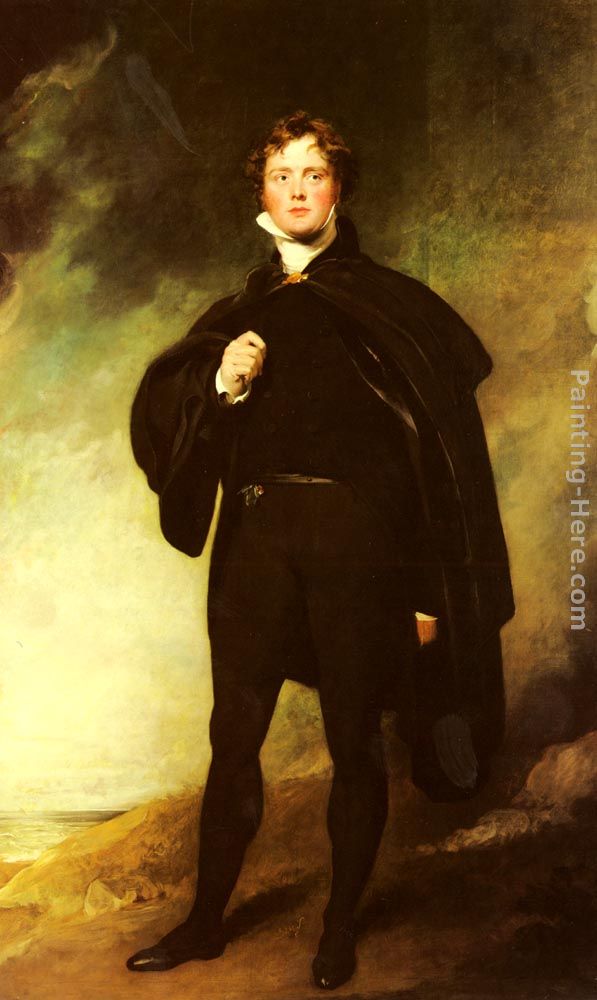 Portrait Of George Nugent Grenville, Lord Nugent painting - Sir Thomas Lawrence Portrait Of George Nugent Grenville, Lord Nugent art painting